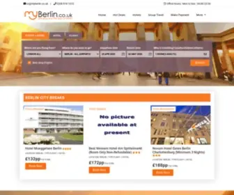 Myberlin.co.uk(Berlin Holiday Packages) Screenshot