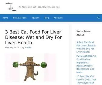 Mybestcatfood.com(My Best Cat Food) Screenshot