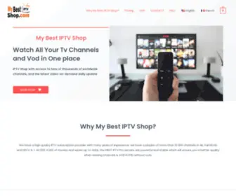 Mybestiptvshop.com(Home) Screenshot