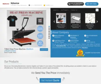 Mybestow.in(3D Sublimation Vacuum Heat Press Machine and Sublimation 3D Case & Covers Manufacturer) Screenshot