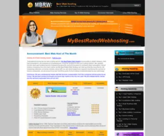 Mybestratedwebhosting.com(Best Web Host of The Month) Screenshot