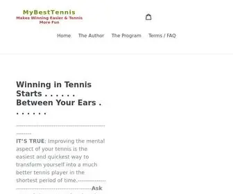 Mybesttennis.com(Tennis mental toughness training) Screenshot