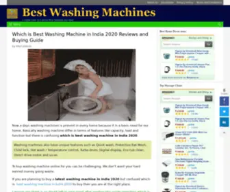 Mybestwashingmachine.in(Best Washing Machines) Screenshot