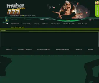 Mybet777.com Screenshot