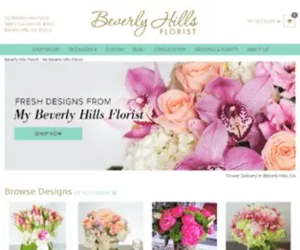 Mybeverlyhillsflorist.com(Beverly Hills Florist) Screenshot