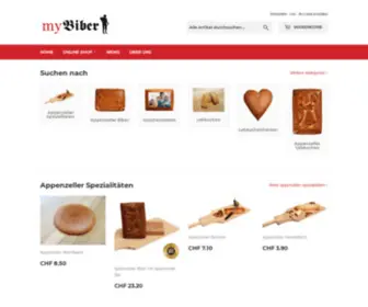 Mybiber.ch(Appenzeller) Screenshot