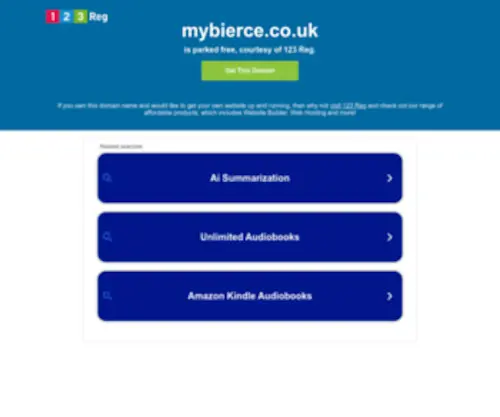 Mybierce.co.uk(Bierce Surveying Ltd) Screenshot