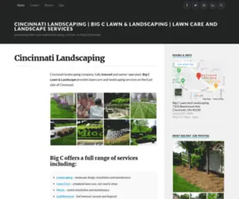 Mybigc.com(Providing lawn care and landscaping services in East Cincinnati) Screenshot