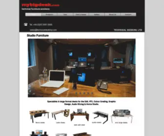 Mybigdesk.com(MYBIGDESK, Technical Desking Ltd, London) Screenshot