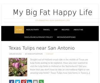 Mybigfathappylife.com(My Big Fat Happy Life) Screenshot