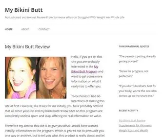 Mybikinibutt.net(My Bikini Butt by Andrea Albright) Screenshot