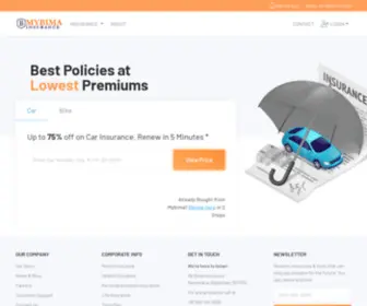 Mybimainsurance.com(My Bima Insurance) Screenshot