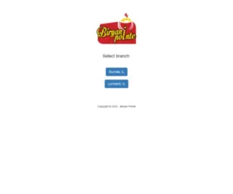 Mybiryanipointe.com(Biryani Pointe) Screenshot