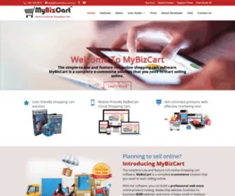 Mybizcart.com(Multi-functional Online Shopping Cart) Screenshot