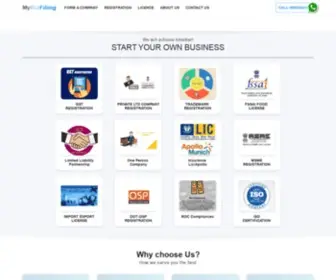 MybizFiling.com(Company Registration) Screenshot