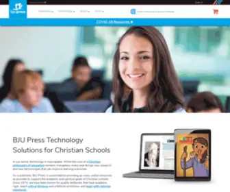 MYbjupress.com(Discover educational technology solutions from BJU Press for Christian Schools. BJU Press) Screenshot