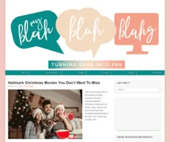 MYblahblahblahg.com(My Blah Blah Blahg is a lifestyle blog featuring all things related to holiday) Screenshot