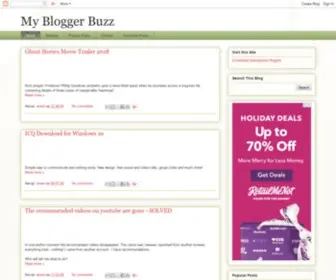MYbloggerbuzz.com(My Blogger Buzz) Screenshot
