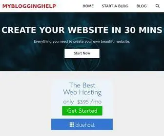 MYblogginghelp.com(MyBloggingHelp) Screenshot