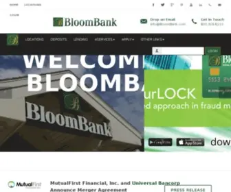 MYbloombank.com(Bloomfield State Banks eBanking website) Screenshot