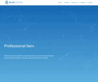 MYbluecrystal.com(Bluecrystal Solutions) Screenshot