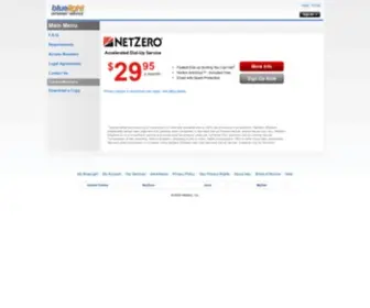 MYbluelight.com(NetZero Internet Service Provider) Screenshot