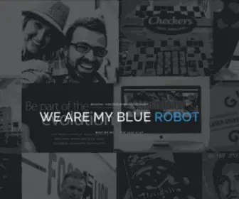 MYbluerobot.com(My Blue Robot Creative Agency) Screenshot