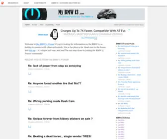 MYBmwi3.com(BMW i3 Forum) Screenshot