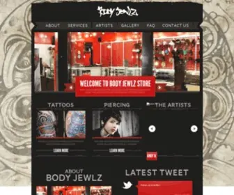 Mybodyjewlz.com(Body Jewlz) Screenshot