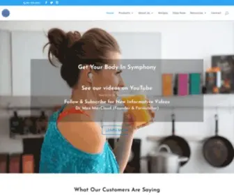 Mybodysymphony.com(Enhance wellness with MyBodySymphony) Screenshot