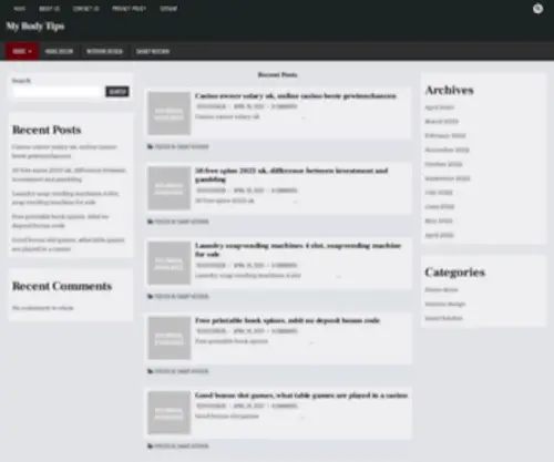 Mybodytips.com(My Body Tips) Screenshot