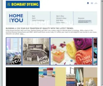 Mybombaydyeing.com(Bombay Dyeing) Screenshot