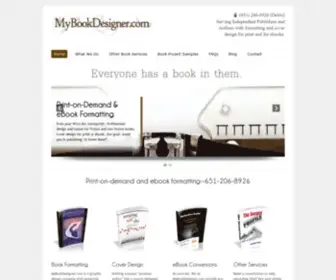 Mybookdesigner.com(Book formatting) Screenshot