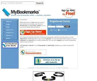 Mybookmarks.com(Bookmarks) Screenshot