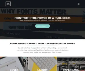 Mybookprinting.co(Book printing specialists for authors) Screenshot