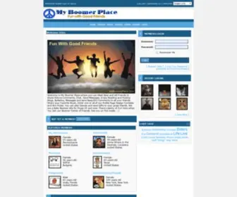 Myboomerplace.com(Baby Boomer Social Network) Screenshot