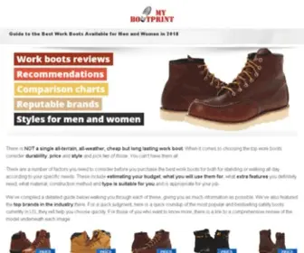 Mybootprint.com(Best) Screenshot