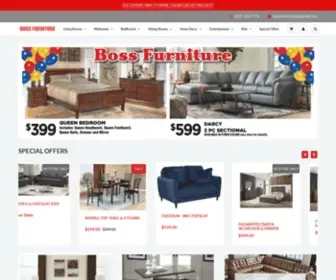 Mybossfurniture.com(Boss Furniture On Allegheny Ave) Screenshot