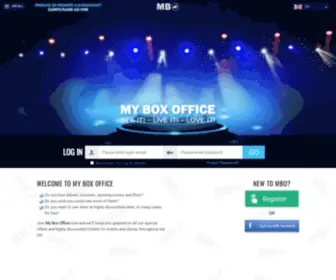 Myboxoffice.biz(Theatre, Film, Sports and more) Screenshot