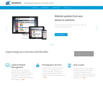 MYbrandex.com(Exchanging the way you do business online) Screenshot
