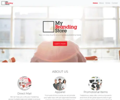 MYbrandingstore.com(My Branding Store) Screenshot