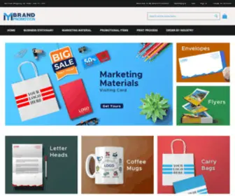 MYbrandpromotion.com(Online Printing for Personalized) Screenshot