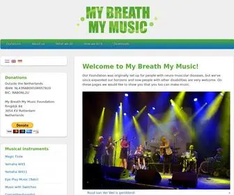 MYbreathmymusic.com(My Breath My Music) Screenshot