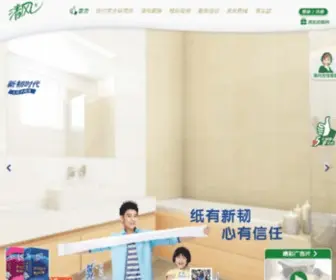 MYbreeze.com.cn(清风超质感纸巾) Screenshot
