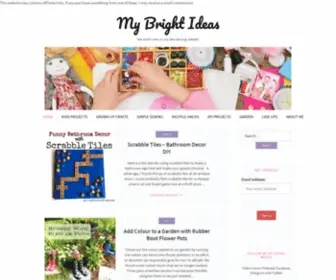 MYbrightideasblog.com(My Bright Ideas) Screenshot