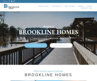 MYbrooklinehome.com(New build Homes & Townhomes in and around Charlotte) Screenshot