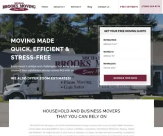 MYbrooksmoving.com(Michael Brooks Moving) Screenshot