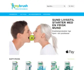 MYbrush.dk(Create an Ecommerce Website and Sell Online) Screenshot