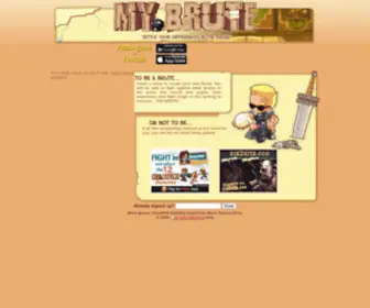 MYbrute.com(My Brute) Screenshot