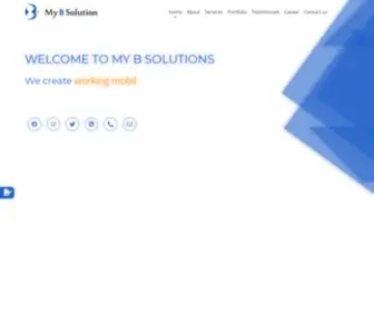 MYbsolutions.co.in(My B Solutions) Screenshot